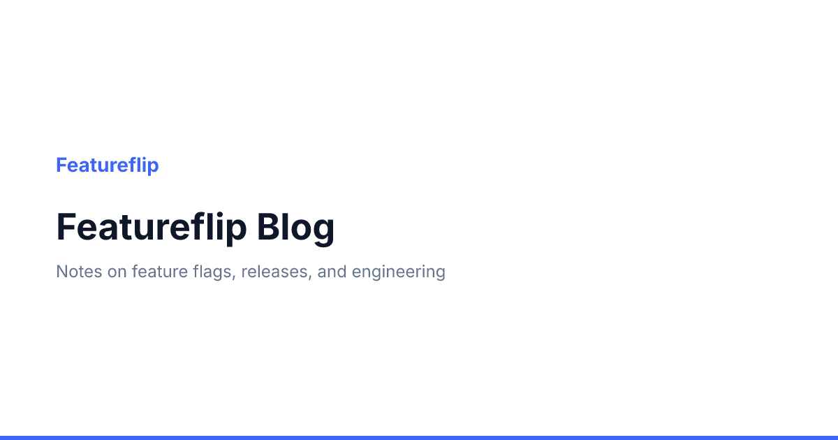 Blog — Featureflip